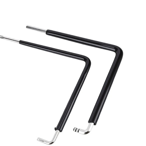 Ultimate 2pcs Window Adjustment Tool Kit Featuring Heavy Duty Ball End Hex Key And Star Driver For Smooth Balance Tensioning, Easy Repair Work, And Rock Solid Installation Jobs Without Wasting Time Or Money On Cheap Gear. 59CrV4 steel window adjustment tools