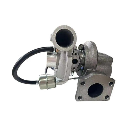 Turbocharger 727264-5002S Plug And Play Direct Fit Replacement For T4.40 Engine showing side view with precise mounting points.