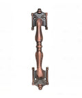 Rustic Red Antique Bronze Barn Door Handle, part of 2 Pack Dixiao Zinc Alloy Pulls For Sliding Barn Doors Farmhouse Cabinets Kitchen.
