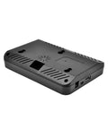 Top Notch Biometric Fingerprint Time Clock For Hassle Free Employee Attendance Logging And Smooth Shift Tracking Backed By Lightning Fast Scanning And Heavy Duty Memory Storage, black handheld device back view.
