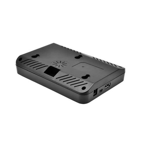 Top Notch Biometric Fingerprint Time Clock For Hassle Free Employee Attendance Logging And Smooth Shift Tracking Backed By Lightning Fast Scanning And Heavy Duty Memory Storage, black handheld device back view.