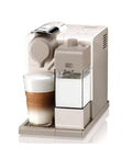 Professional Coffee Machine With Built In Grinder And Auto Temperature Heating For Home Office Or Shop next to a layered coffee