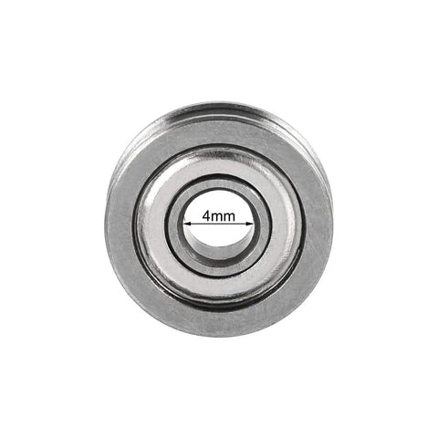12 Pack U604ZZ Deep U Groove Ball Bearing Set 4x13x4mm Double Shielded Chrome Steel GCr15 ABEC 1 Low Noise For Hobbyists And DIYers Small Machinery Needs