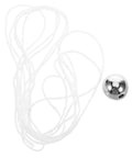 Steel ball and strings from Cradle Pendulum Physics Kit For Classroom And Lab Use With Innovative Design for demonstrations.