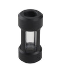 Fabater Water Cooling Filter With Brass Acrylic Build And 02 To 01Mm Stainless Steel Mesh For Pc Waterblocks And Radiators, top view