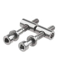Ultra Light Titanium M5x40mm Bolt Nut Washer Set For Easton EC90 EC70 Zero Seatpost Replacement 6AL4V Grade 5 Lightweight Gear