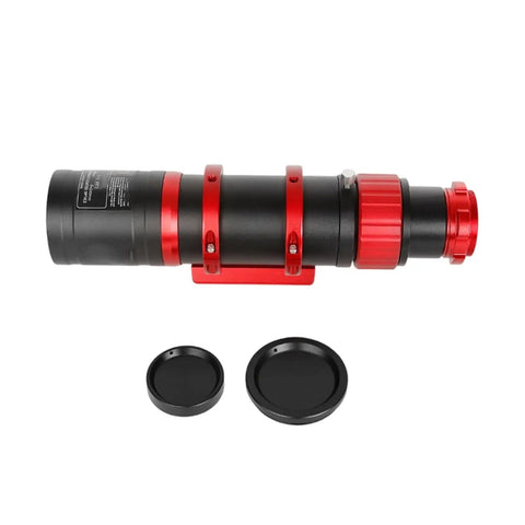 Smart Guide Guider For Telescopes 50ED 50 By 240 F Four Point Eight with red and black design, lens caps shown