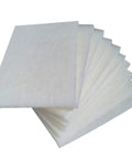 Premium Scuff Pads 10 Pack 6X9 Inch 2000 Grit Heavy Duty Scrubbing Pads For Auto Body Prep And Woodworking stacked and displayed