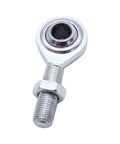Top Shelf Adjustable Stainless Steel Tensioner Rod Mount With Greaseable Heim Joint Fits SBC BBC 350 454 302 Chevy Engines close-up of heim joint.