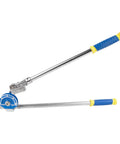 Heavy Duty 1/2 Inch Manual Tubing Bender With Smooth Roll Action perfect for bending copper and steel pipes up to 180 degrees.