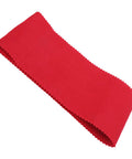 Universal Washable Piano Keyboard Cloth Cover for Digital and Acoustic Keyboards, red felt, folded, stage-ready look