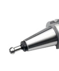 Top Tier BT40 FMB22 Metric Planar Milling Tool Holder With Precision collet And Solid Shank For Heavy Duty CNC Machining Jobs That Slap, close-up view of the tool holder.