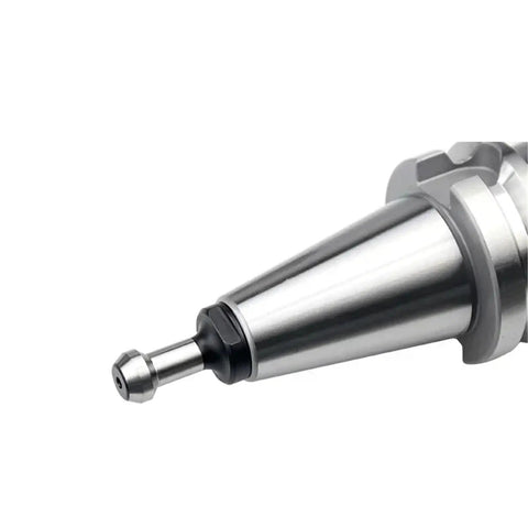 Top Tier BT40 FMB22 Metric Planar Milling Tool Holder With Precision collet And Solid Shank For Heavy Duty CNC Machining Jobs That Slap, close-up view of the tool holder.