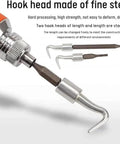 Heavy Duty Automatic Rebar Tie Wire Twister With Electric Power And Carbon Steel Body features a fine steel hook head for durability.