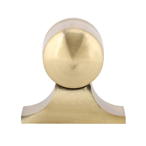 Front view of brass Cabinet Door Suction Magnetic Door Catch Heavy Duty No Fuss Industrial Spring Base