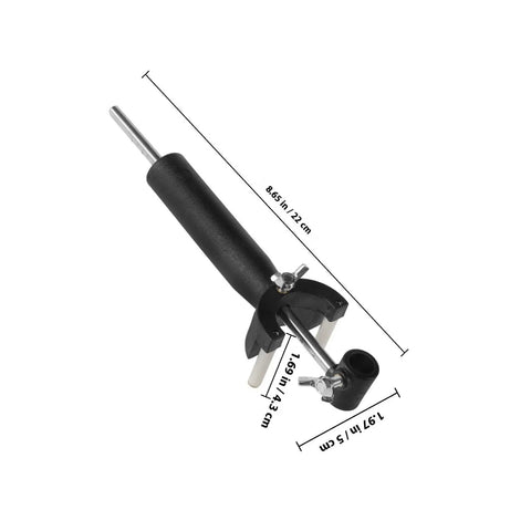 Auto Scratch Repair Tool Kit For Wheel Arches And Sheet Metal, 22 cm black metal and plastic tire marker scriber