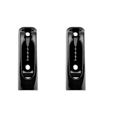 Pair Nylon Locking Rope Tensioner Cleats For Boats And Yachts, Easy To Use Marine Rigging Gear To Keep Sail Lines Taut And Saltwater Ready, Adjustable Cord Clamp Fits Ropes Up To 4mm, Solid Sailboat And Canoe Accessories, black pair