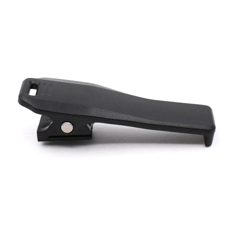 MB-127 Belt Clip Replacement for ICOM Radios and BP Packs side view showing clip mechanism and mounting design.