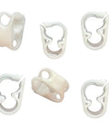 Six Pack Adjustable Tubing Clamps For 1/4 To 1/2 Inch Tubing Autoclavable Reusable Flow Control Hose Clamp Set