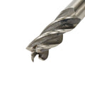 Square end mill cutter, 3/8 in cutting diameter, 3/8 in shank, 4-flute straight cutter, metallic finish