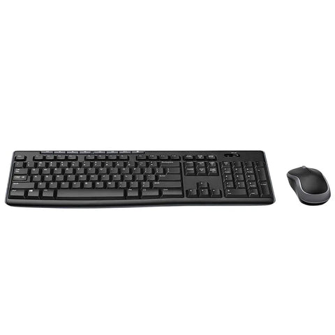 Top Shelf Thunderbolt Dock Bundle Delivering Rock Solid 130W Power And Knockout Quad 4K Video Plus Hdmi Usb C And DisplayPort Connectivity Paired With A wireless keyboard and mouse kit in black.