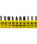 Get This Cool 10 Piece Screwdriver Bit Set With Hex Shank For All Your Power Tool Needs Plus Nut Drivers For Philips Slotted Torx And Square Bits For home repairs