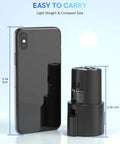 Sae J1772 To Tesla Charging Adapter Plug And Go With 80 Amp 240 Volt Max for compact charging solution next to smartphone.