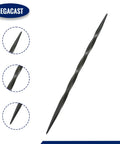 Heavy Duty Double Ended Steel Scribe Featuring A Knuckle Friendly Twist Handle And Hella Precise Dual Tapered Tips for metal marking, black twisted shaft.