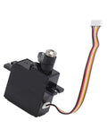 Premium Quality Five Wire RC Servo Motor Designed For 1 18 Scale Radio Controlled Cars with plastic casing and plug-in wires.