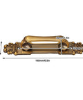 Set Of 4 European Style Vintage Door Handles For Cabinets Drawers Cupboards And Sliding Doors, shown with measurements.