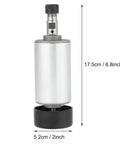 High Speed 300W Air Cooled CNC Spindle Motor dimensions shown, 17.5cm tall and 5.2cm wide, designed for routing and engraving.