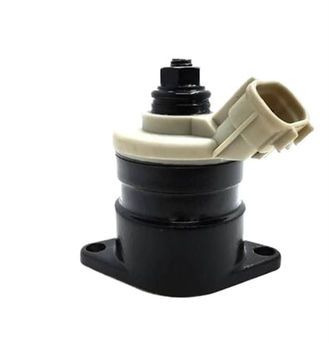 Boss Level Proportional Solenoid Valve For Excavators Drop Dead Solid Hydraulic Control 4 Pin Square Plug front view with mounting flange