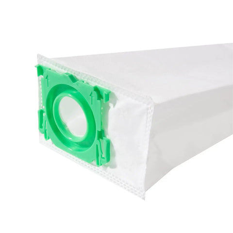 Close-up of Pro Grade No Fuss Micro Synthetic Vacuum Filter Bags Replacement 12 Pack Set For Sebo C G X Series and Windsor