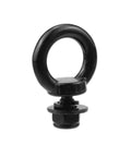 Heavy Duty M8 Stainless Steel Lifting Eye Bolts Set With Lock Nuts, Lock Washers And Flat Washers, 6 Sets, 304 Grade, Black Finish