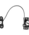 Two Pack Window And Cabinet Safety Locks With Keys, durable childproof design with stainless steel cable lock for home safety