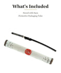 Real Deal Aluminum Iaito Training Katana For Iaido Practice Unsharpened 28 Inch Blade With Saya and packaging tube