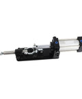 Heavy Duty Pneumatic Clamp Made From Carbon Steel For Welding And Forming Jobs With High Accuracy Auto Control And Easy Use Toggle Mechanism In Industry Production Ranging 0.5 9.0kgf Square Cm showing the clamp's operational mechanism and sturdy build.