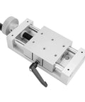 Linear Stage Actuator 50, 100, And 150 Mm Pro Grade Manual Metal Ball Screw Stage For Woodworking And Engraving Machines Spindle DIY CNC Router Parts 80x80mm Stroke 50mm, aluminum manual linear stage with hand lever