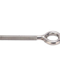 Heavy Duty Stainless Steel Lifting Eye Bolts 304 Grade M6x73 10 Pack Lift Eye Hooks For Machinery Outdoor And Damp Environments Smooth Finish Durable Eye Nut Screws For Safe Hoisting, threaded eye bolt