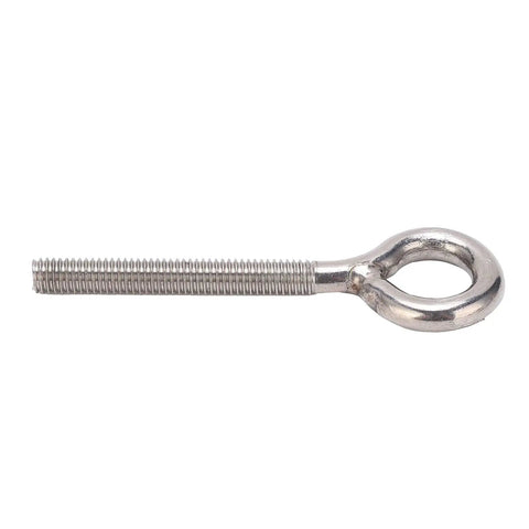Heavy Duty Stainless Steel Lifting Eye Bolts 304 Grade M6x73 10 Pack Lift Eye Hooks For Machinery Outdoor And Damp Environments Smooth Finish Durable Eye Nut Screws For Safe Hoisting, threaded eye bolt