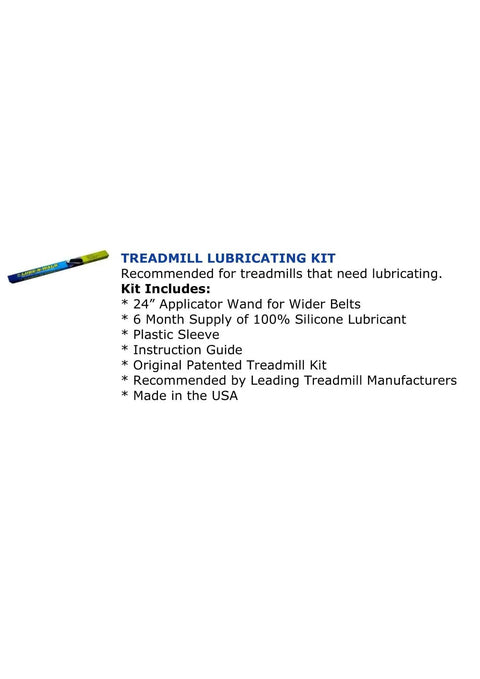 Patented Treadmill Lubrication System With 24 Inch Applicator Wand Slick Easy Setup Kit Made In USA Since 1998 Manufacturer