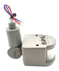 Side view of a PIR Motion Detector Outdoor Sensor Switch For LED Lights, Auto Dusk To Dawn, Waterproof Smart Switch, AC110-220V.