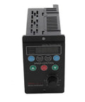 Front view of Versatile 110V And 220V 750W 1HP Variable Frequency Drive For Single Phase To Three Phase Motors Industrial Motor Controller