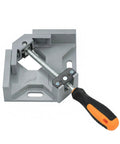 Heavy Duty 90 Degree Corner Clamp For Wood And Metal Fab. Square clamp with handle and screw for stable right angle workholding.