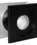 3 Inch Wall Thimble For Pellet Vent Pass Through With 1 Inch Clearance To Combustibles, showing inner and outer squares.
