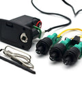 3 Band Guitar Piezo Pickup Preamp System Kit for Acoustic and Classical Guitars with 6.35mm Output Built In Equalizer Easy Install Replacement
