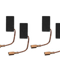 Heavy Duty Carbon Brush Pair Kit For Jig Saw 1588EVSK Replacement Parts showing four carbon brushes with copper connectors.