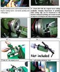 Heavy Hitter Universal Bench Grinder Sharpener Rig For Drill Bits Mill Cutters And Turning Knives Rock Solid Lathe Tool Sharpening Station setup with adjustable parts and grinding attachments