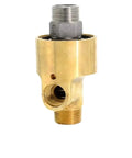 Two-Way Rotary Union Swivel Fitting For Water Air And Light Oil Lines With Right Thread, 360 Degree Rotation, Tangle-Free And Leak-Free, Dual Port Design For Moving Machinery And Flexible Hose Setup brass DN20 swivel fitting
