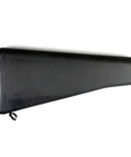Black Fixed A2 Style Rifle Length Stock For AR Platform Builds, Durable Polymer Construction, side view